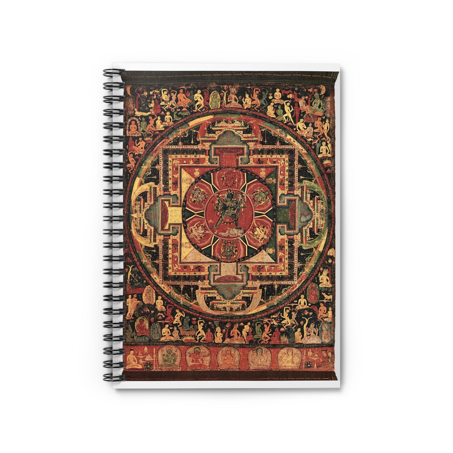 Chakrasamvara Mandala, Nepal, Kathmandu valley Spiral Bound Ruled Notebook with Printed Cover