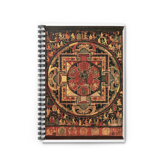 Chakrasamvara Mandala, Nepal, Kathmandu valley Spiral Bound Ruled Notebook with Printed Cover