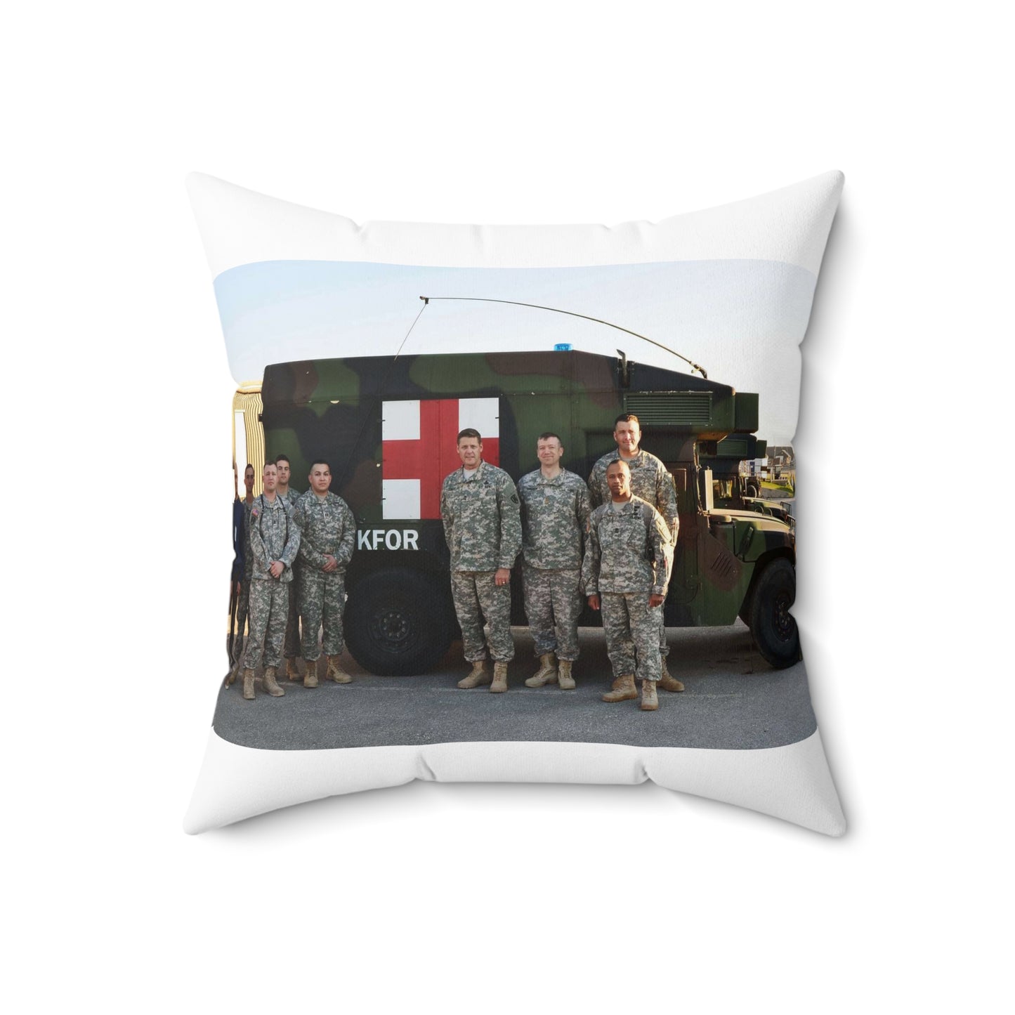 Maj. Gen. John R. O’Connor, the commanding general Decorative Accent Square Pillow