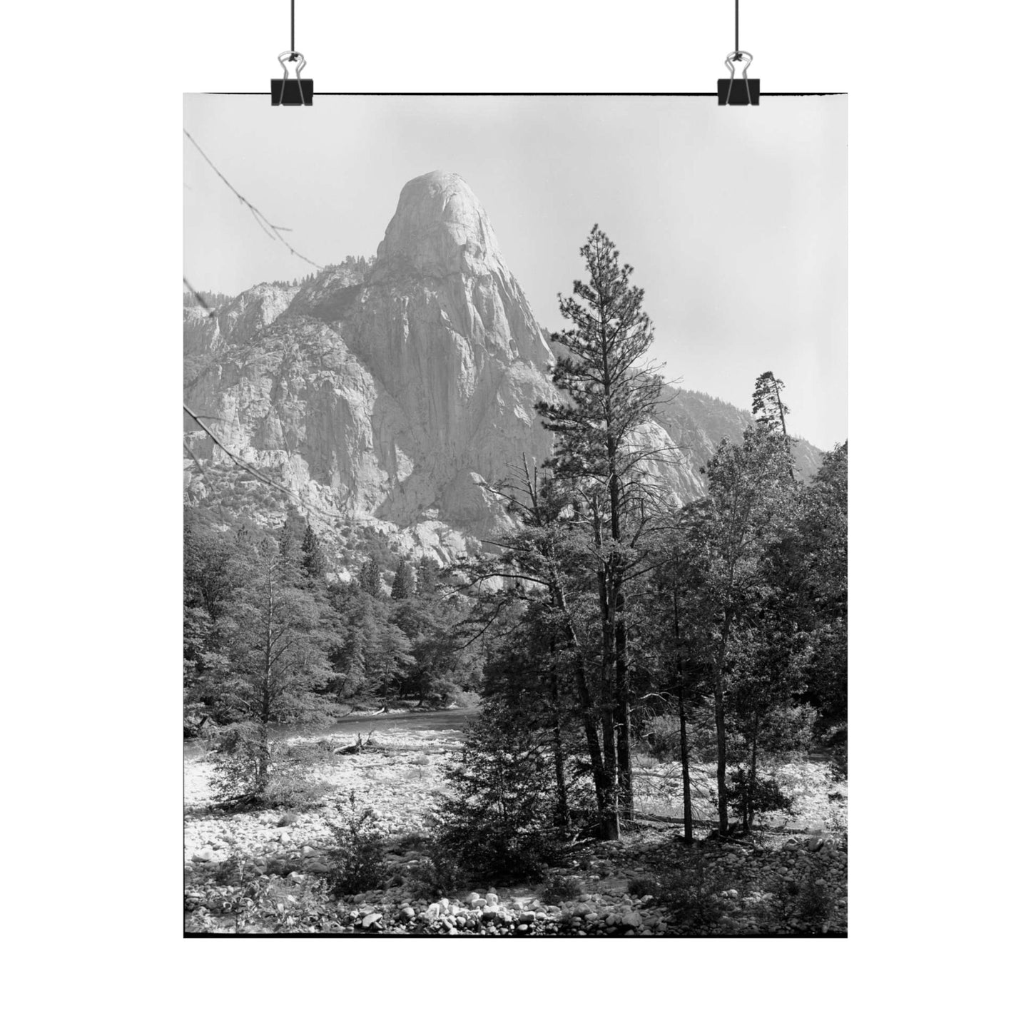 Tehipite Dome, Tehipite Valley. Remarks: Used in Grant Grove Exhibit. High Quality Matte Wall Art Poster for Home, Office, Classroom
