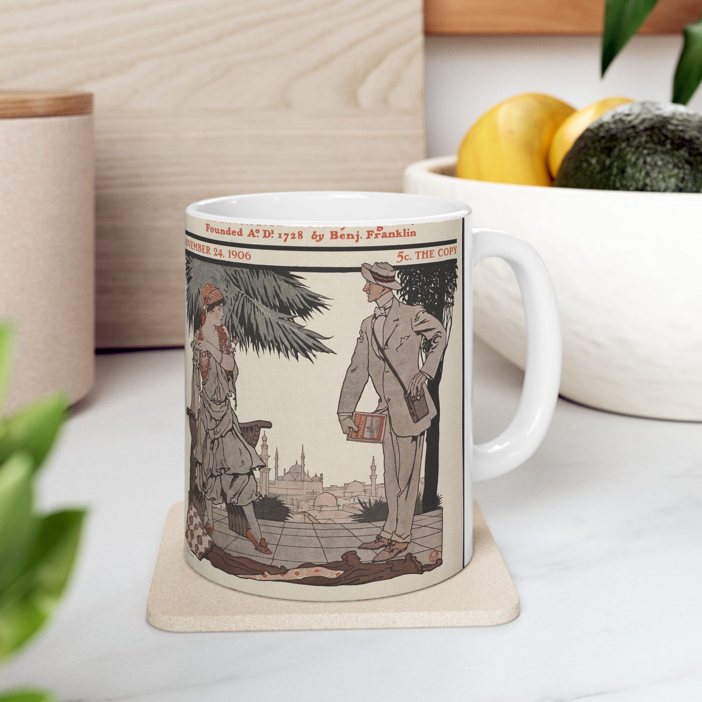 The Saturday evening post, November 24, 1906 Beautiful Novelty Ceramic Coffee Mug 11oz