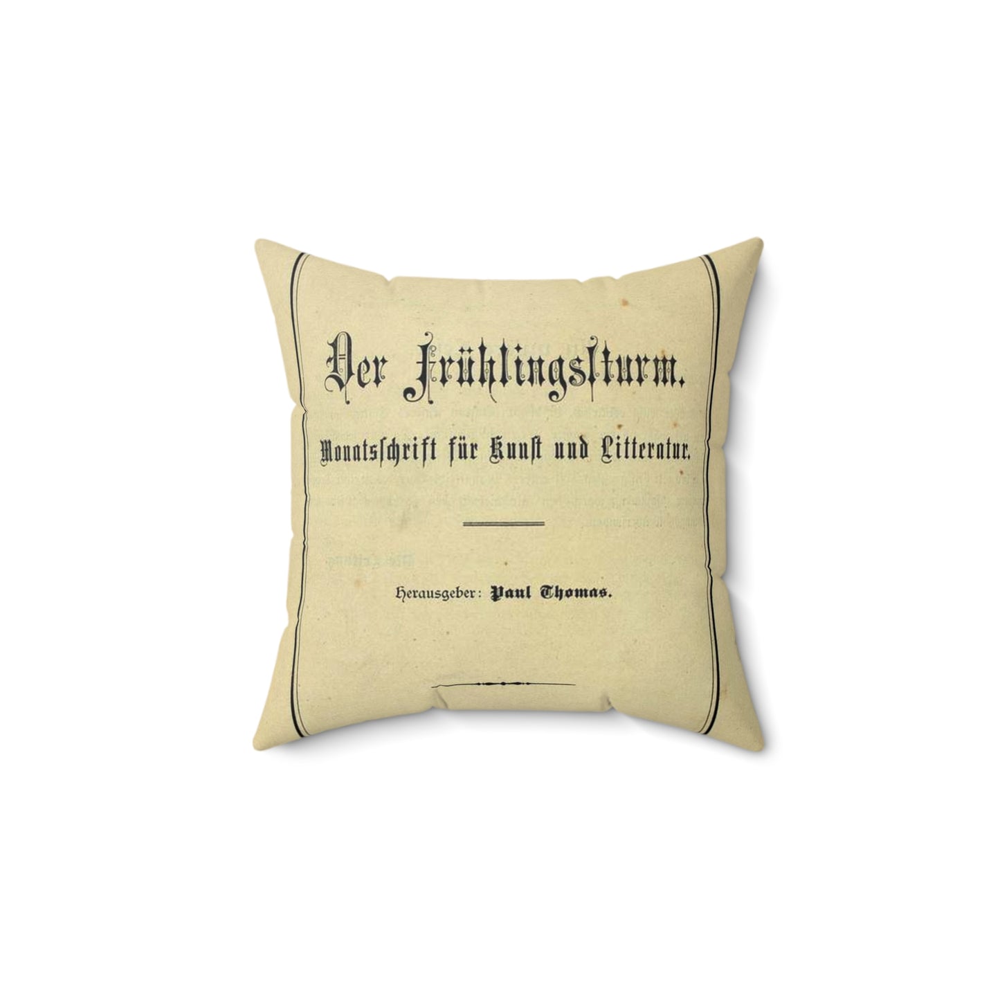 Fruhlingssturm 2 Decorative Accent Square Pillow