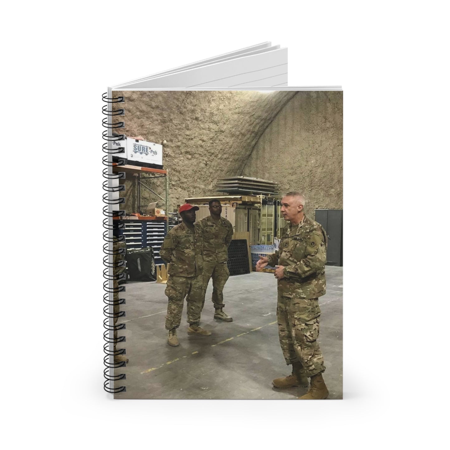 Maj. Gen. John P. Sullivan, commanding general of the Spiral Bound Ruled Notebook with Printed Cover