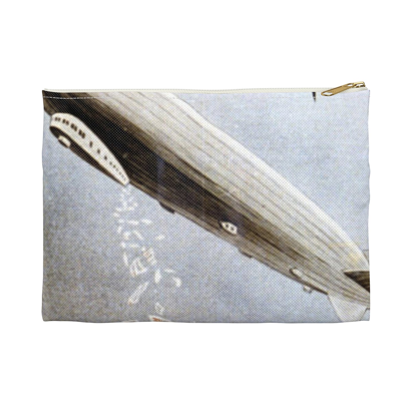 german election poster. oct 1924 -  Deutsche Zeppelin Reederei Company Large Organizer Pouch with Black Zipper