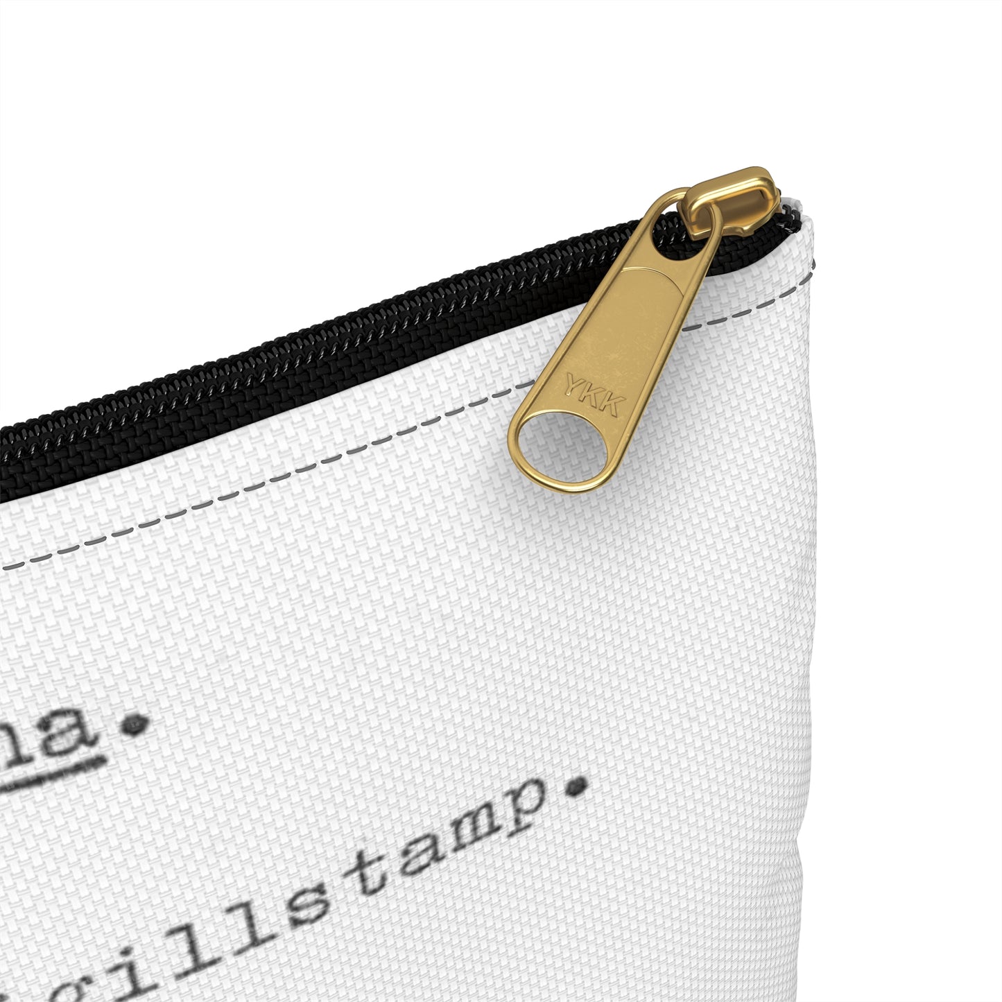 sigill (Dalarnas Landskapssigill från 1520-talet) Large Organizer Pouch with Black Zipper