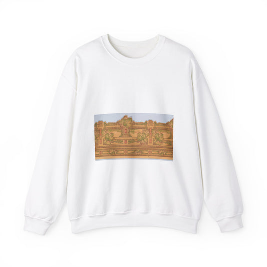 Wallpaper - A picture of a painting on a wall White Heavy Blend Adult Crew Neck SweatShirt