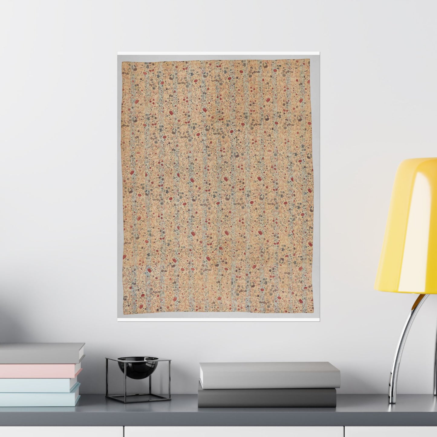 Doorgestikte sitsen sprei, France High Quality Matte Wall Art Poster for Home, Office, Classroom