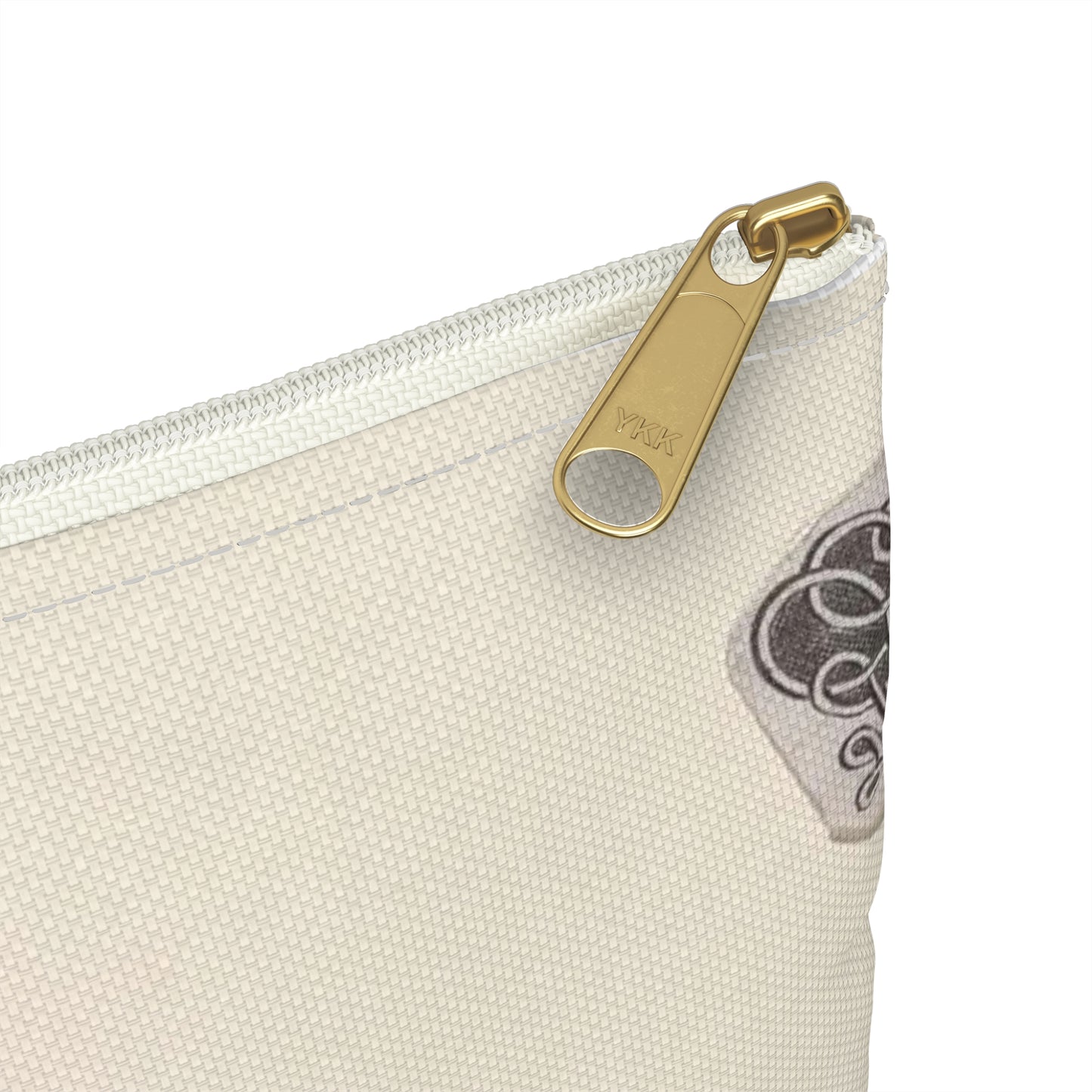 Leonardo da Vinci - Fourth Knot Large Organizer Pouch with Black Zipper