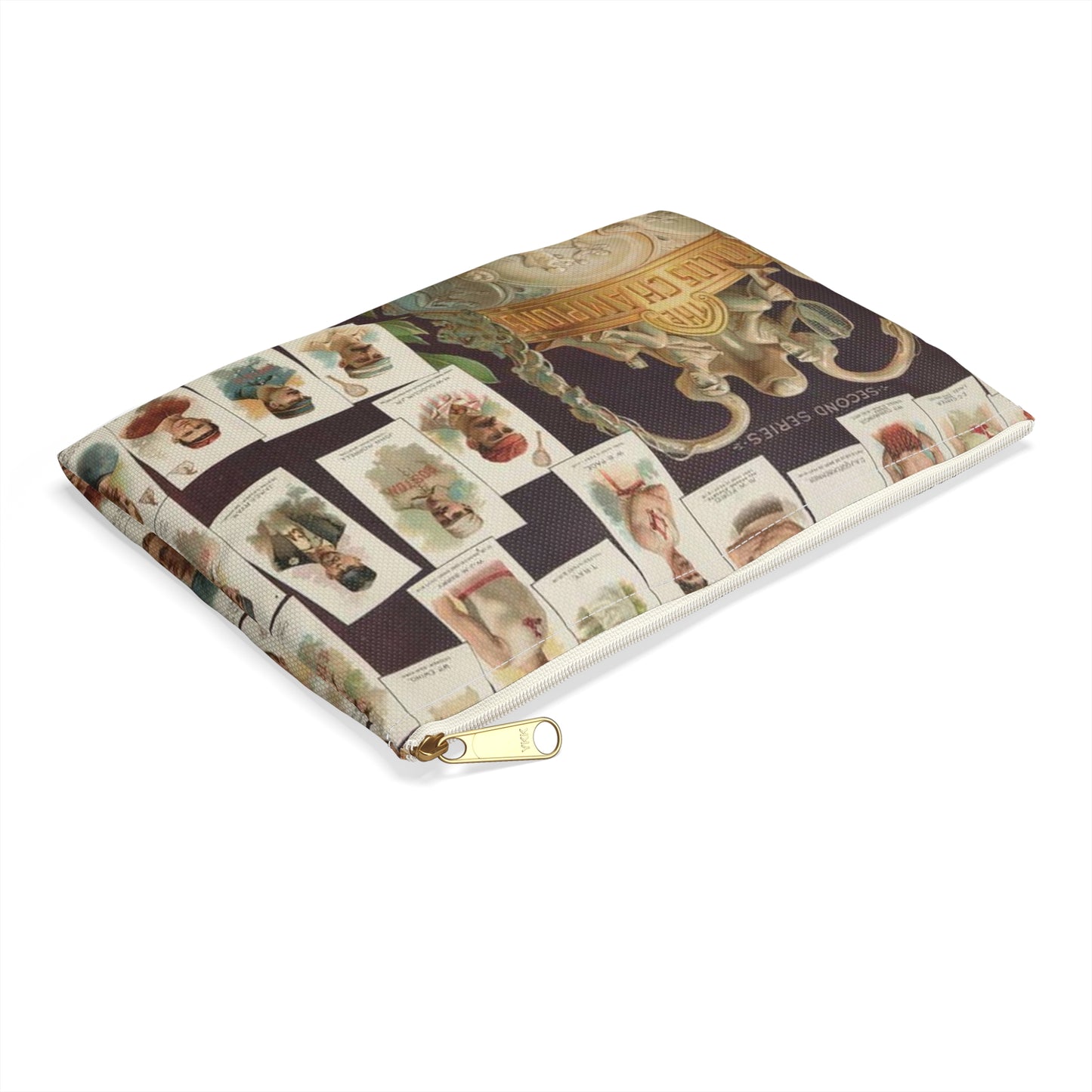 Allen & Ginter. Richmond, Virginia Richmond straight cut no. 1 cigarettes Virginia brights. The worlds champions second series Large Organizer Pouch with Black Zipper