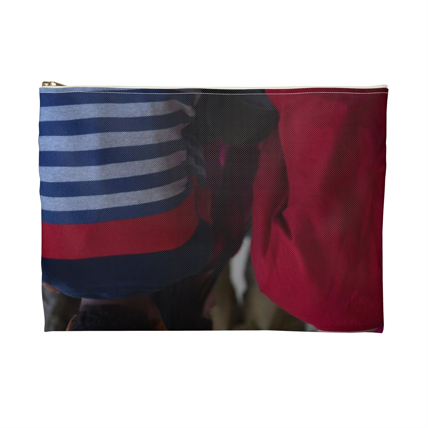 Students from Samuel P. Langley Elementary School, Large Organizer Pouch with Black Zipper