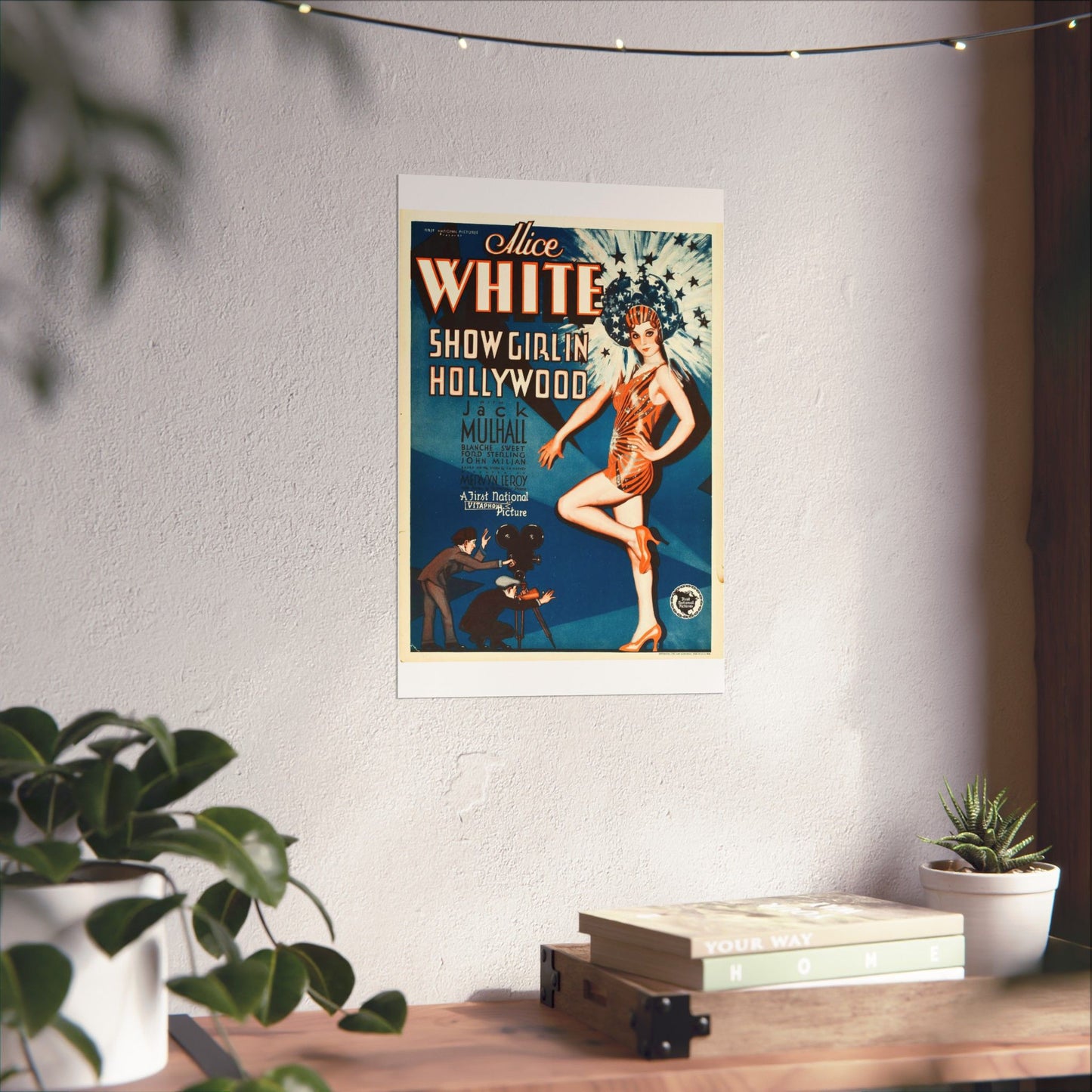 ShowgirlHollywood, Art Deco Poster High Quality Matte Wall Art Poster for Home, Office, Classroom