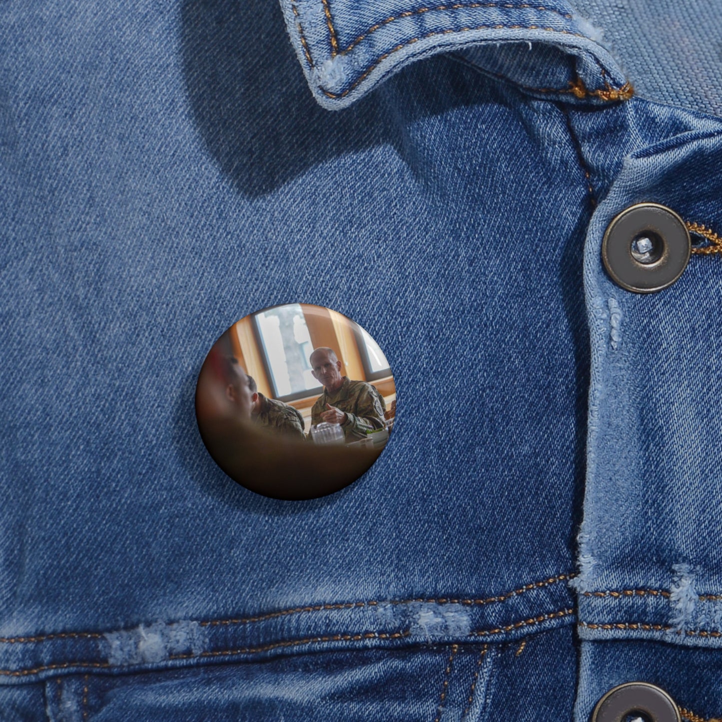 U.S. Air Force Gen. Stephen W. Wilson, Vice Chief of Pin Buttons with Crisp Design
