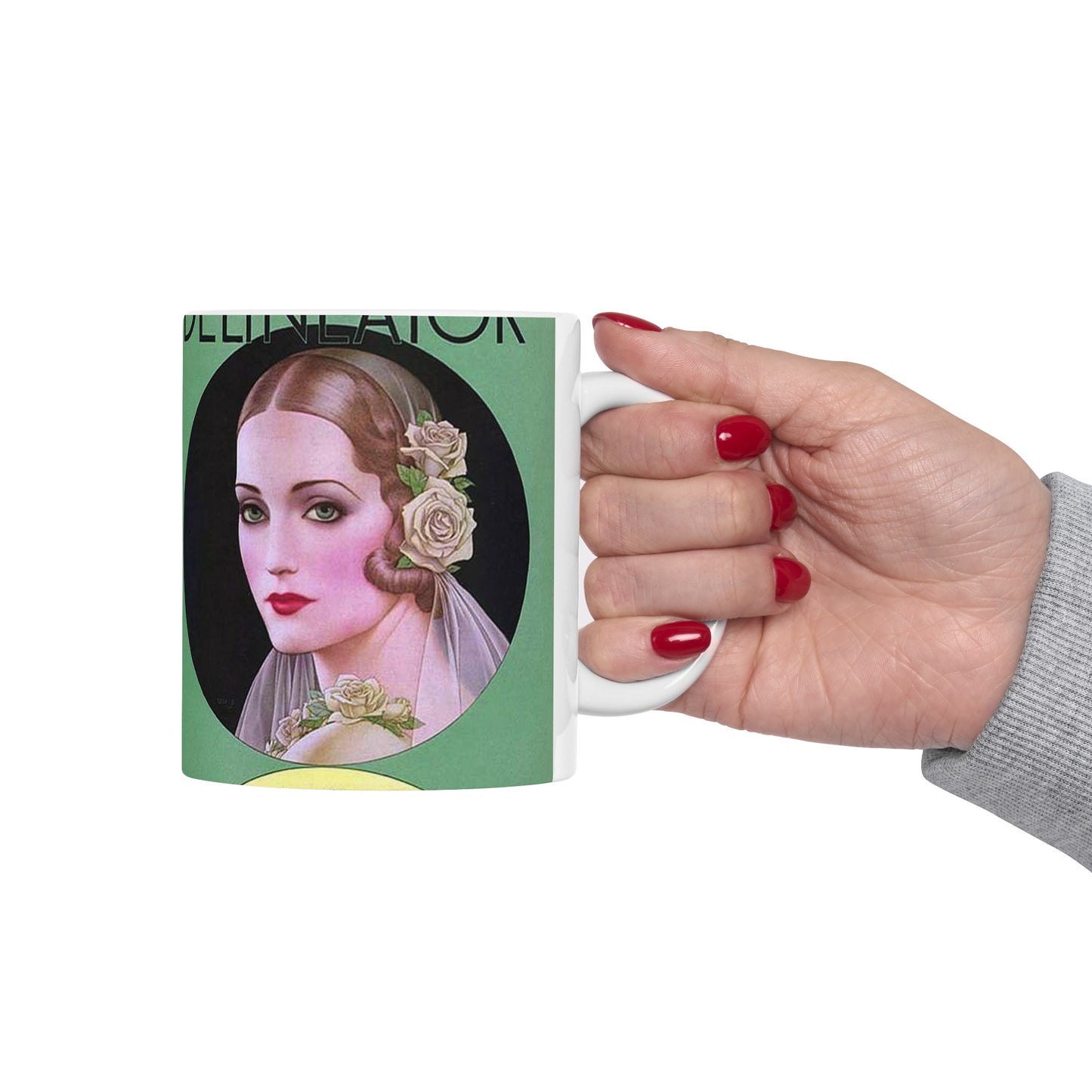 Delineator 1931-06 - Art Deco public domain image Beautiful Novelty Ceramic Coffee Mug 11oz