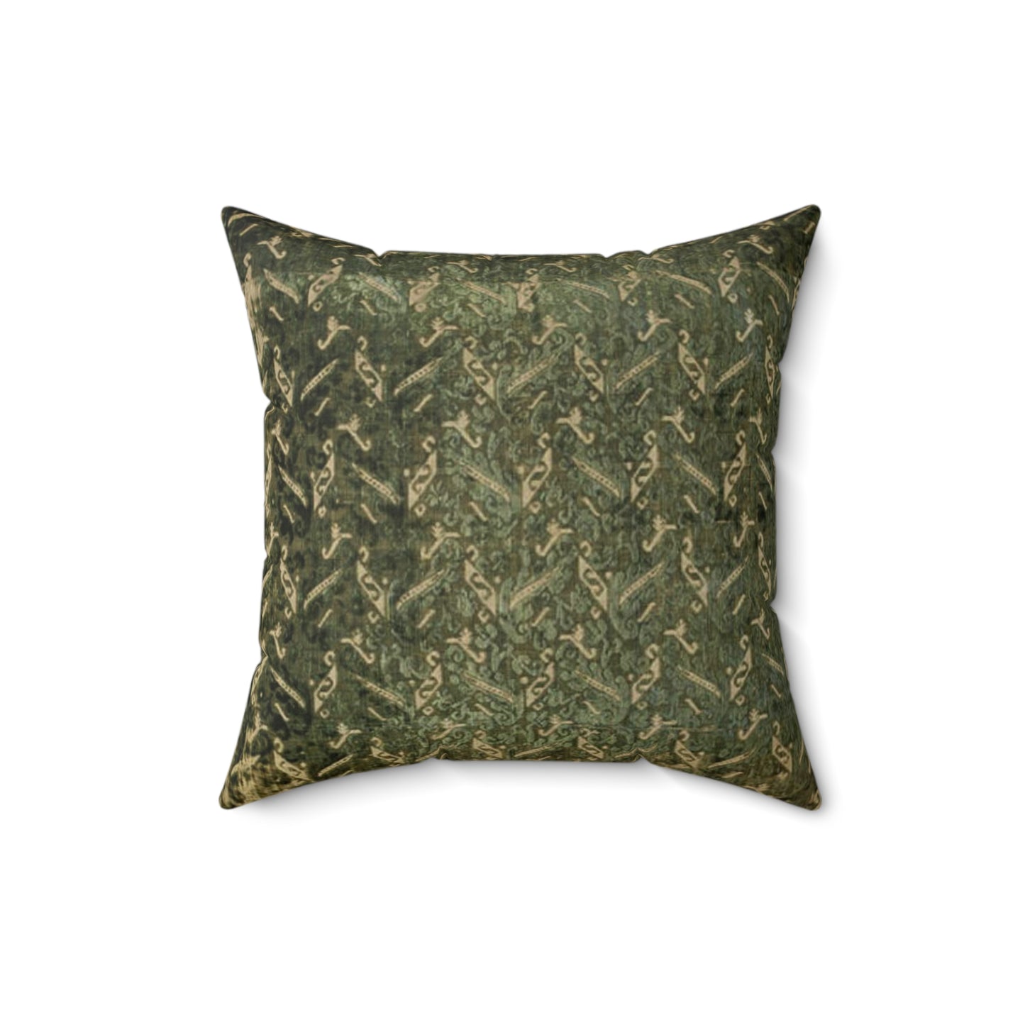 Piece, 15th century - Public domain dedication museum photo Decorative Accent Square Pillow