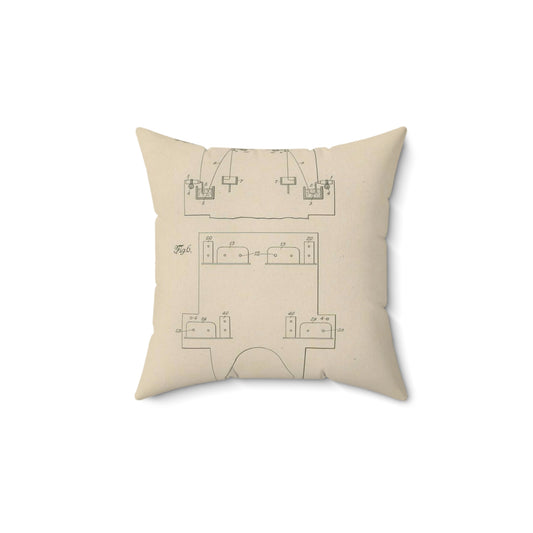 Patent Case File No. 2,060,097, Method of Spinning Rayon, Inventors Edward R. McKee and Archibald S. Hunter - DPLA - 472f8c0cc0da4d044e243ea2d0e841d1 (page 5) Decorative Accent Square Pillow