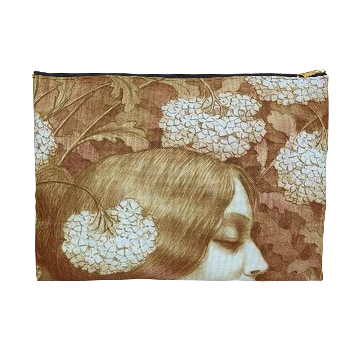 Paul Emile Berthon - Dessin original pour les "Maîtres de l'Affiche". Large Organizer Pouch with Black Zipper