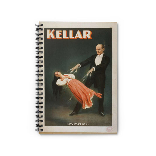 Kellar, American vaudeville and popular entertainment 1870 1920 Spiral Bound Ruled Notebook with Printed Cover