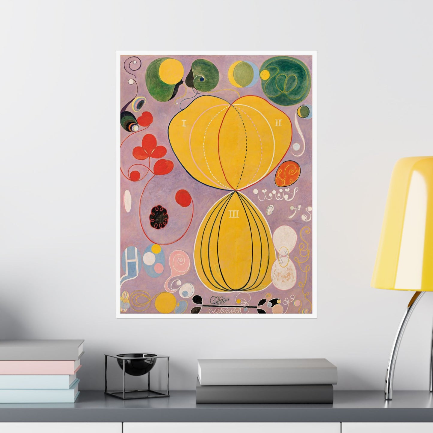 Hilma af Klint - The Ten Largest No. 7 - Adulthood - 1907 High Quality Matte Wall Art Poster for Home, Office, Classroom