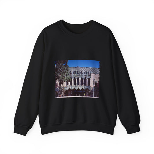 Photographs of buildings in Los Angeles, California and the surrounding area Black Heavy Blend Adult Crew Neck SweatShirt