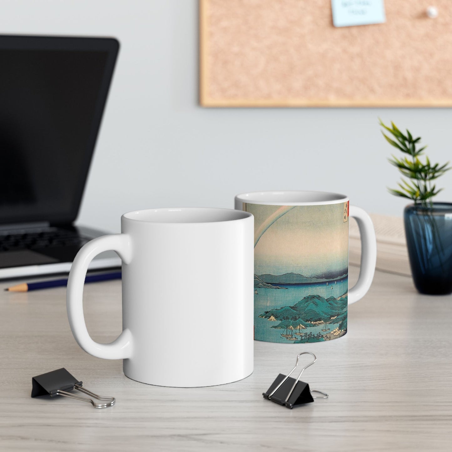 Evening Clearing at the Coast, Tsushima LACMA M.73.75.28 Beautiful Novelty Ceramic Coffee Mug 11oz