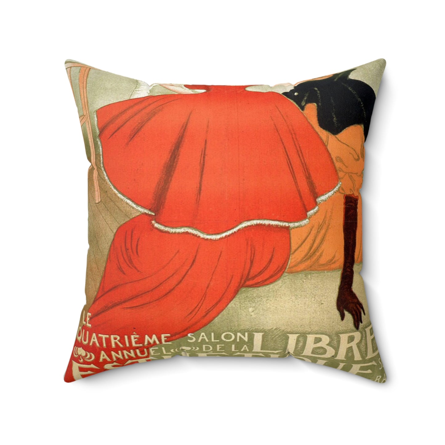 Le quatrième salon annuel de la Libre Esthétique Decorative Accent Square Pillow