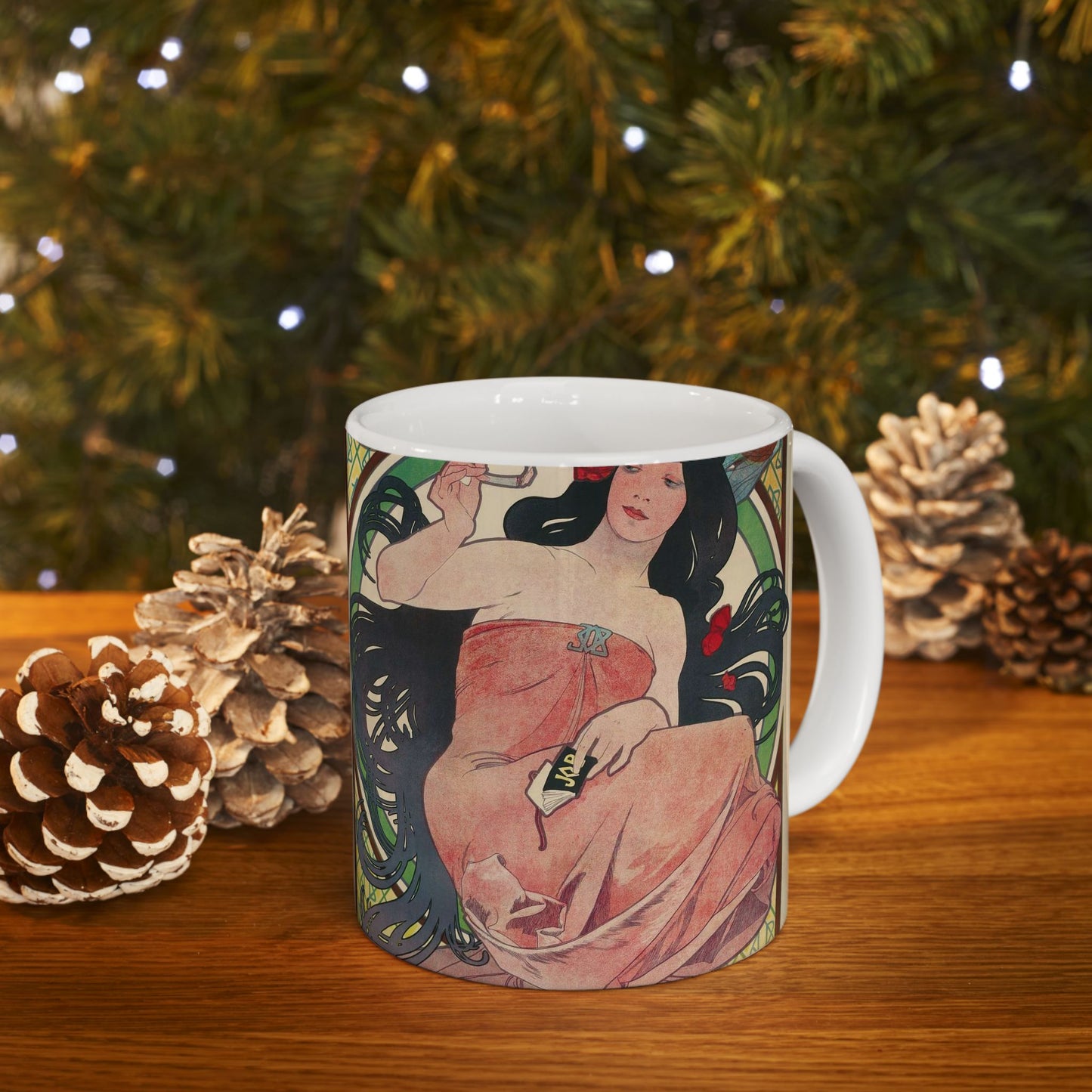 Alphonse Mucha - Job - Google Art Project Beautiful Novelty Ceramic Coffee Mug 11oz