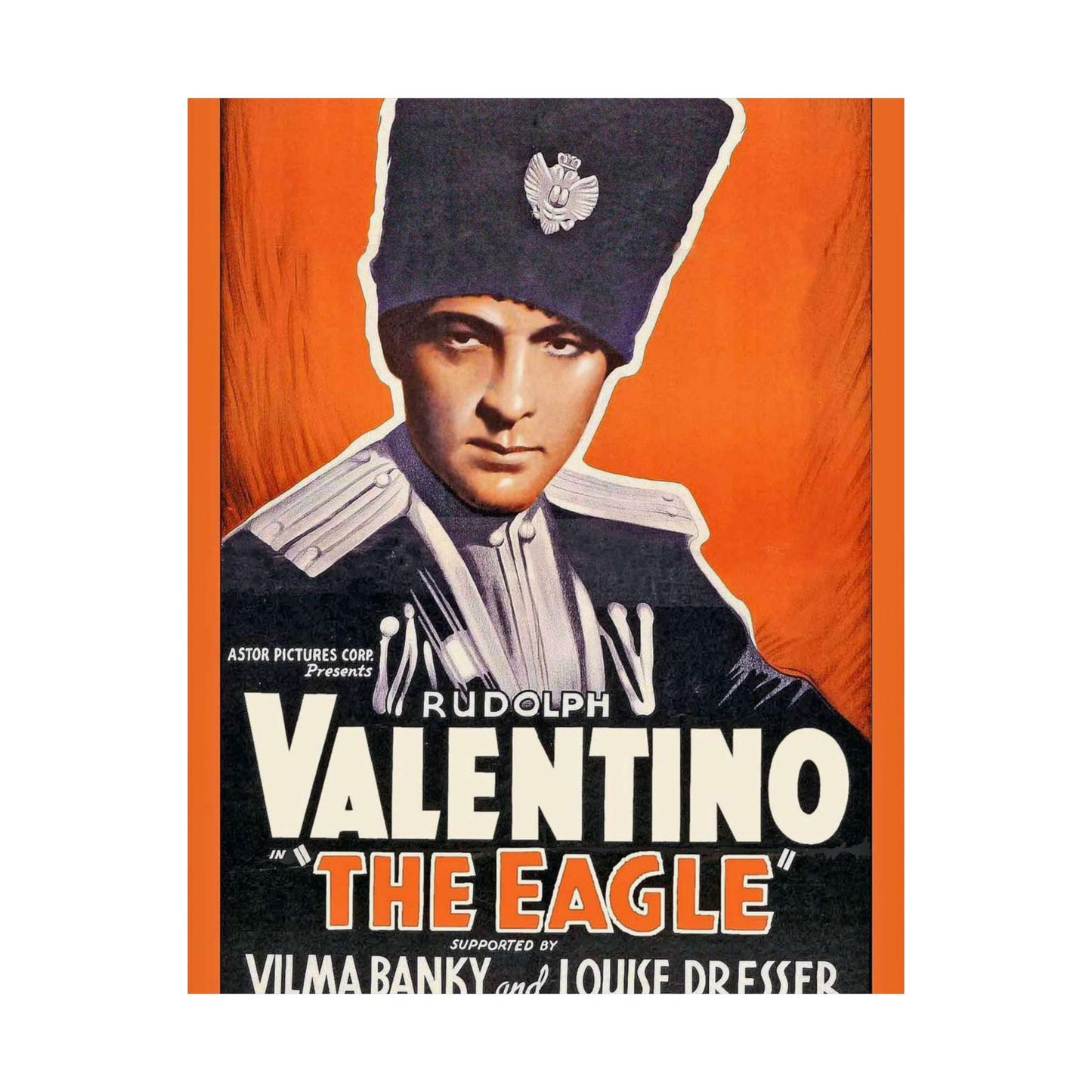 The-Eagle-1925-Rudolph-Valentino High Quality Matte Wall Art Poster for Home, Office, Classroom