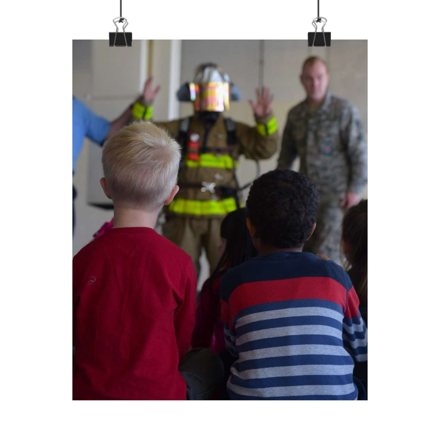 Students from Samuel P. Langley Elementary School, High Quality Matte Wall Art Poster for Home, Office, Classroom
