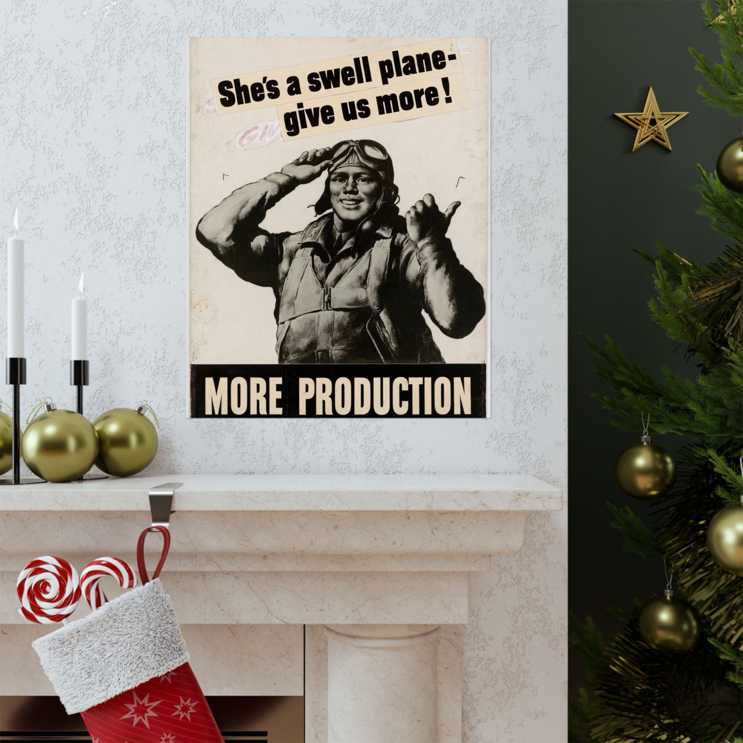 She's a swell plane - give us more!  MORE PRODUCTION [Riggs] High Quality Matte Wall Art Poster for Home, Office, Classroom