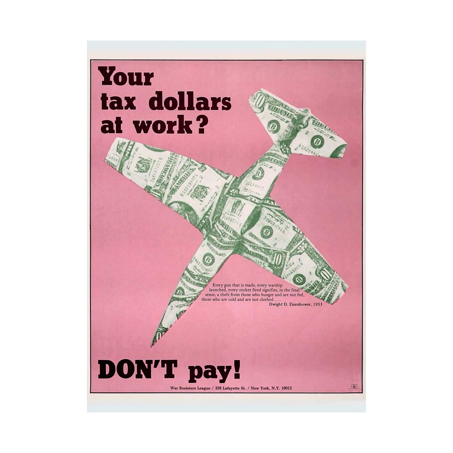 Your tax dollars at work? Don't pay! Matte Vertical Posters