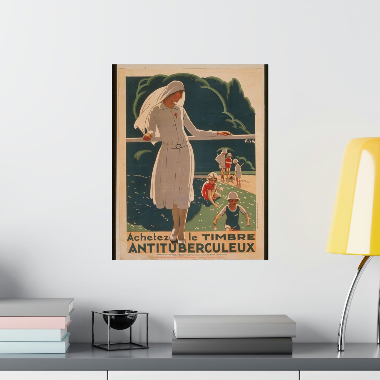 Achetez le timbre antituberculeux High Quality Matte Wall Art Poster for Home, Office, Classroom