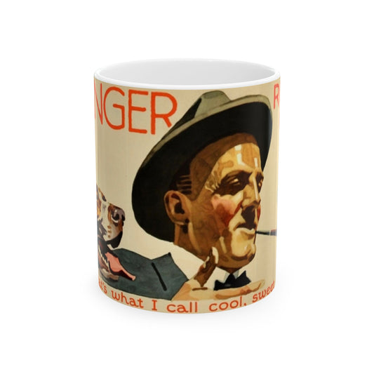 Granger Rough Cut. „Now, that's what I call cool, sweet smoking“, 1923, poster 1 Beautiful Novelty Ceramic Coffee Mug 11oz