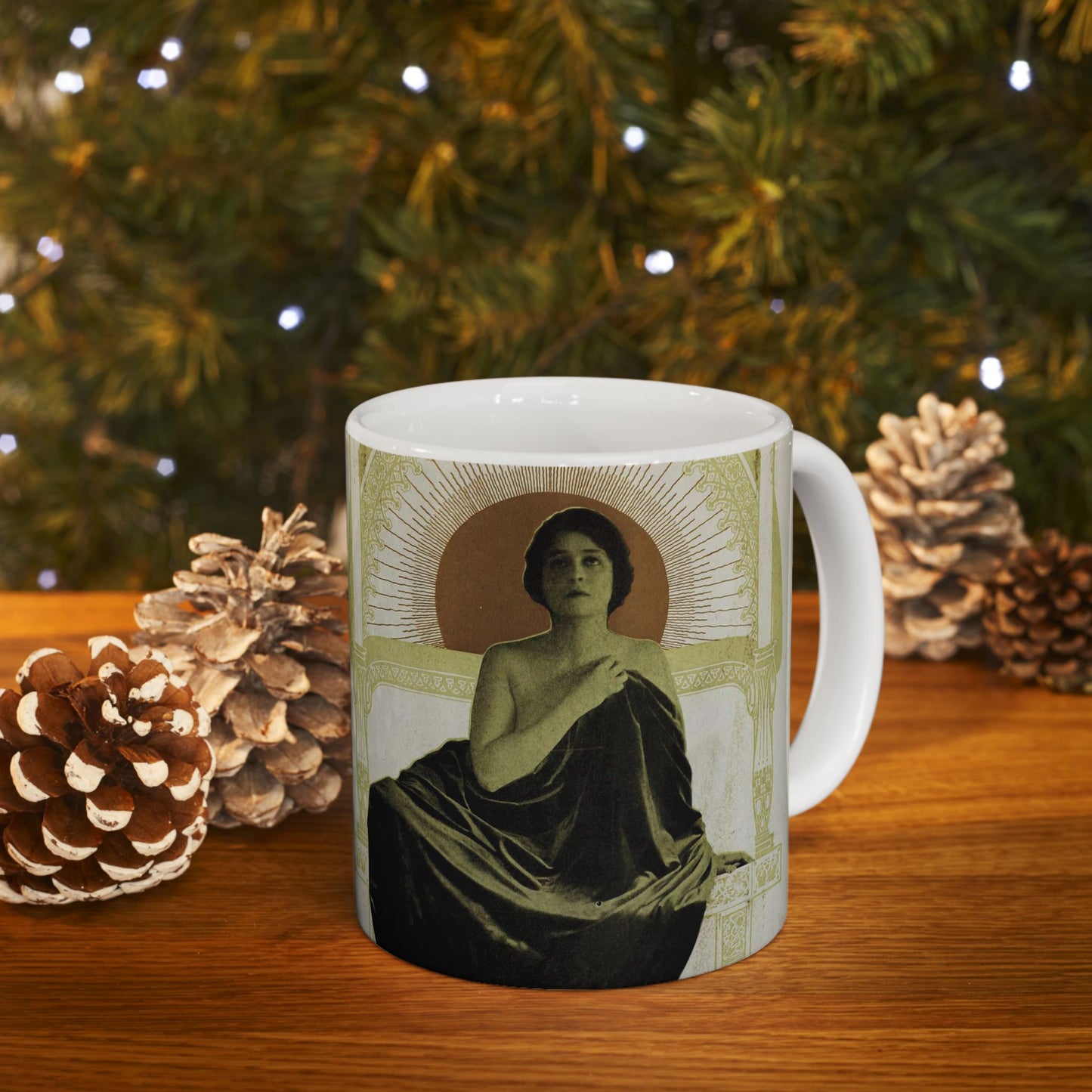 Clara Kimball Young adv 1917 3 - Public domain portrait print Beautiful Novelty Ceramic Coffee Mug 11oz