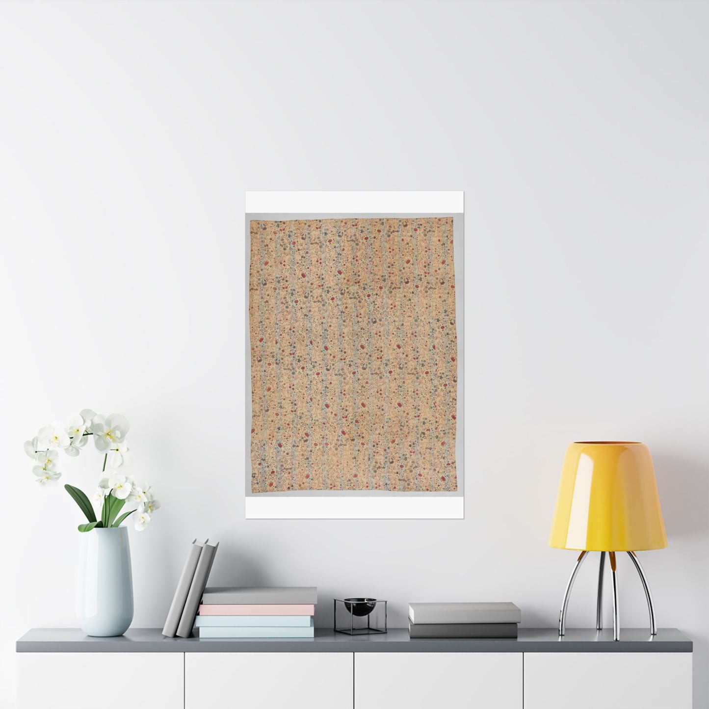 Doorgestikte sitsen sprei, France High Quality Matte Wall Art Poster for Home, Office, Classroom