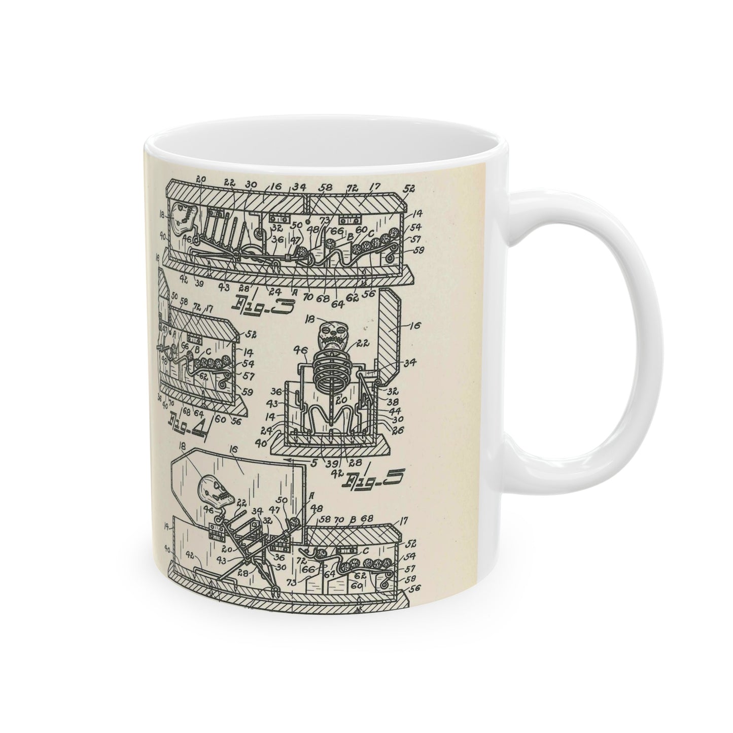 Patent Case File No. 2,159,356, Cigarette Dispenser, Inventor Archie F. Lambert - DPLA - 9ae9975f88d997662d58fae87558b27d (page 6) Beautiful Novelty Ceramic Coffee Mug 11oz