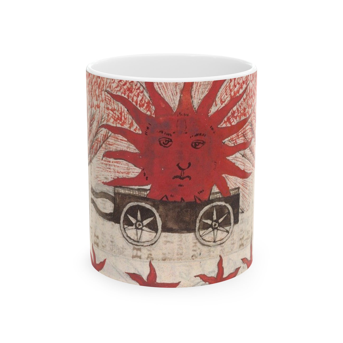 Sun from BL Sloane 1171, f. 100v Beautiful Novelty Ceramic Coffee Mug 11oz
