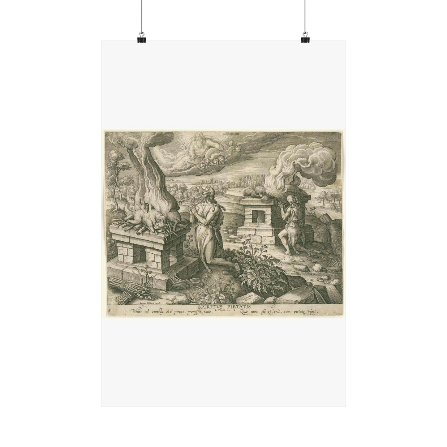 Offer van Abel: de gave van godsdienstigheid High Quality Matte Wall Art Poster for Home, Office, Classroom