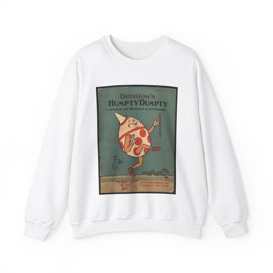Denslow's Humpty Dumpty - Rare book, public domain, Library of Congress scan White Heavy Blend Adult Crew Neck SweatShirt