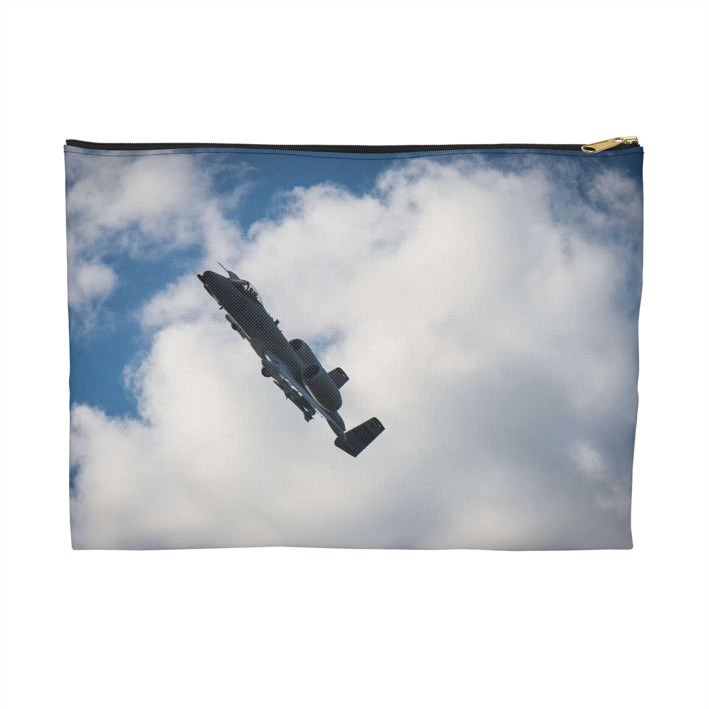 An A-10 Thunderbolt II assigned to the 51st Fighter Large Organizer Pouch with Black Zipper