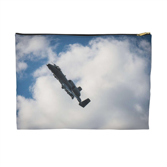 An A-10 Thunderbolt II assigned to the 51st Fighter Large Organizer Pouch with Black Zipper