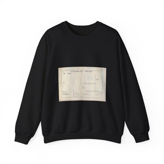 Patent drawing - for R. S. Jennings Toy "Little Wonder" Public domain  image Black Heavy Blend Adult Crew Neck SweatShirt