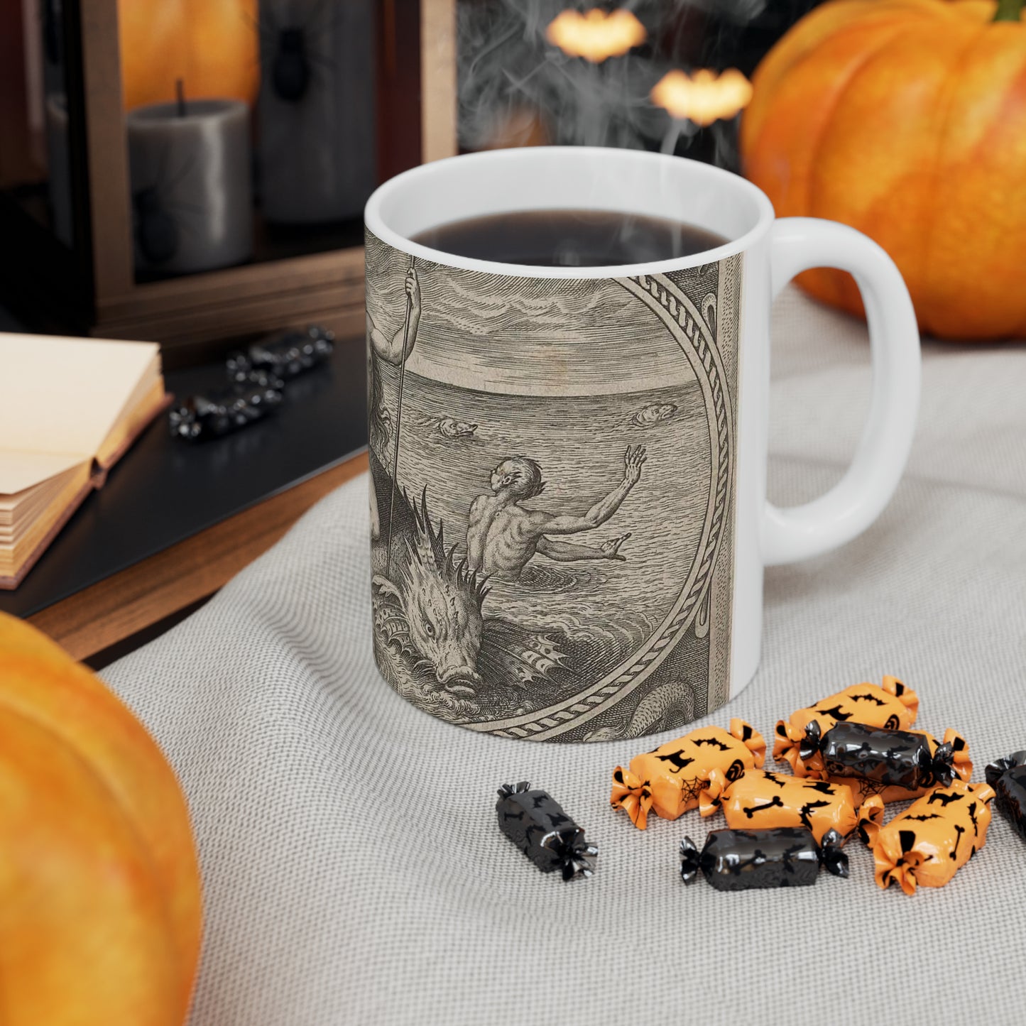 Adriaen Collaert - Amphitrite op een vis Beautiful Novelty Ceramic Coffee Mug 11oz