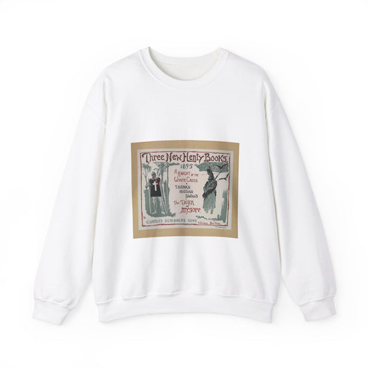 Three new Henty books., Art Nouveau Poster White Heavy Blend Adult Crew Neck SweatShirt