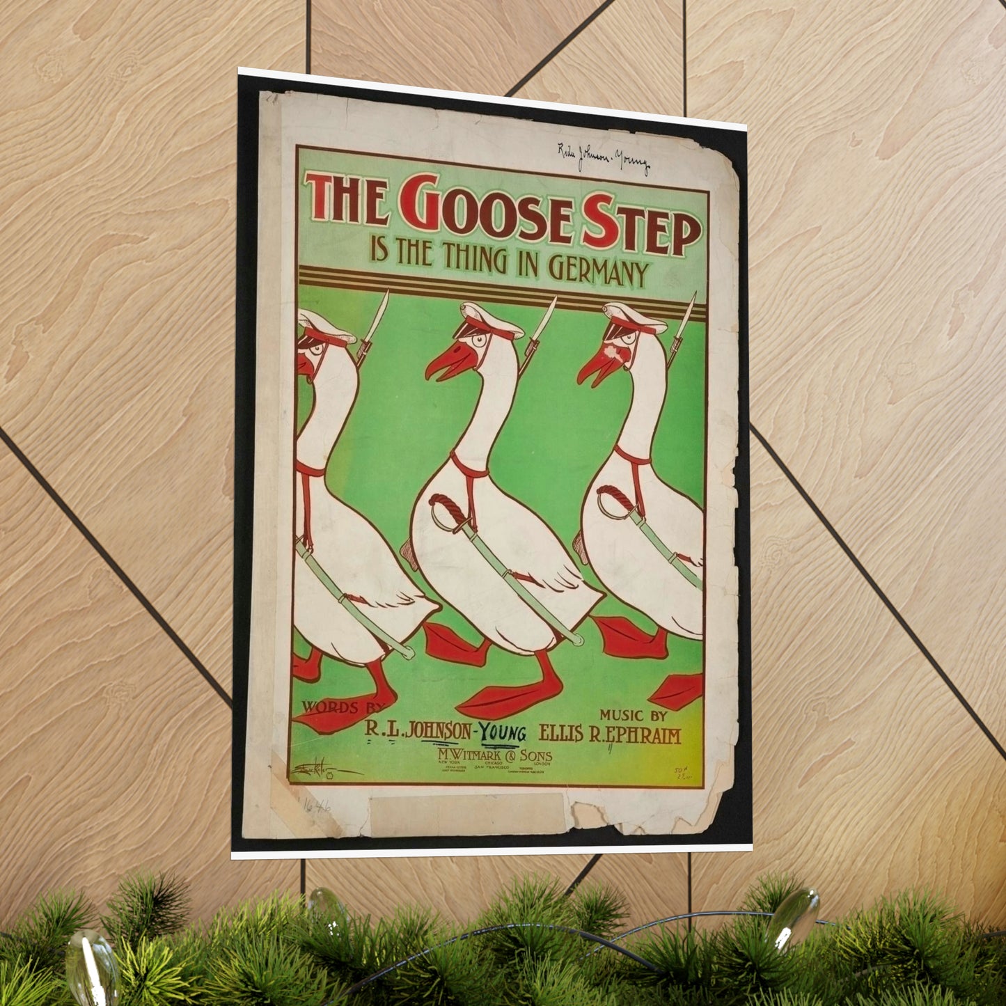 The goose step is the thing in Germany High Quality Matte Wall Art Poster for Home, Office, Classroom