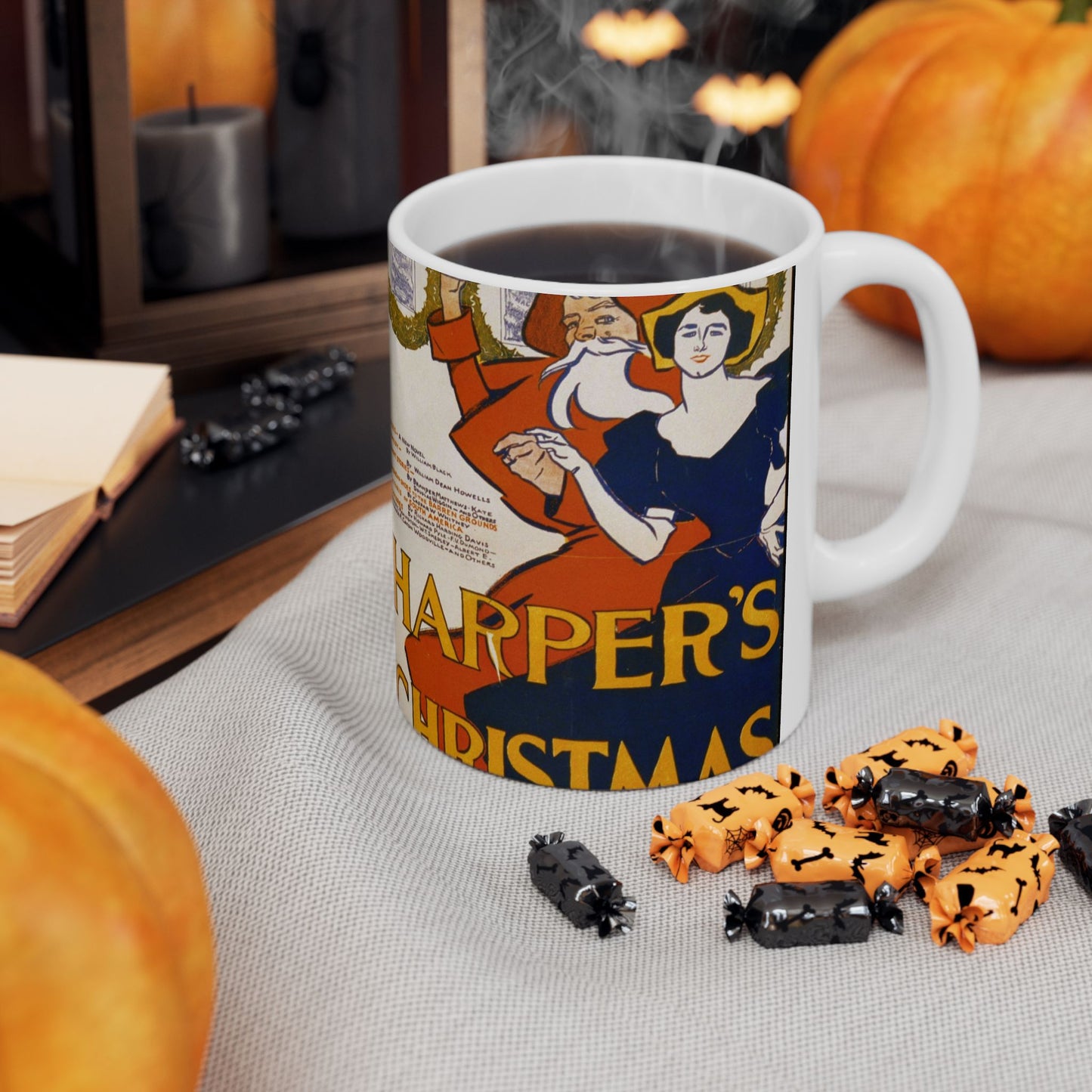 Edward Penfield - Harper's [for] Christmas, Art Nouveau Poster Beautiful Novelty Ceramic Coffee Mug 11oz