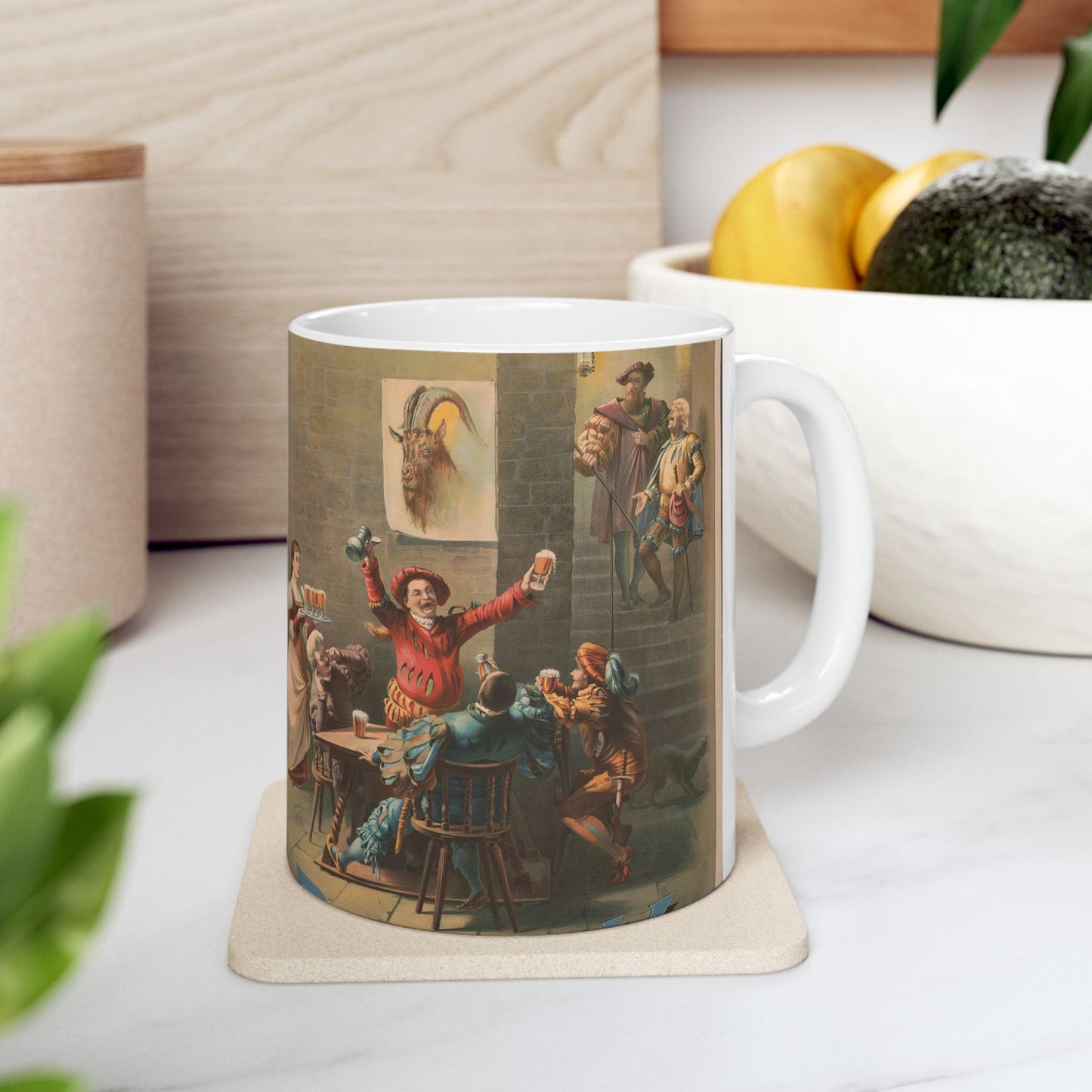 Bock, "Auerbach's keller" - Print, Library of Congress collection Beautiful Novelty Ceramic Coffee Mug 11oz