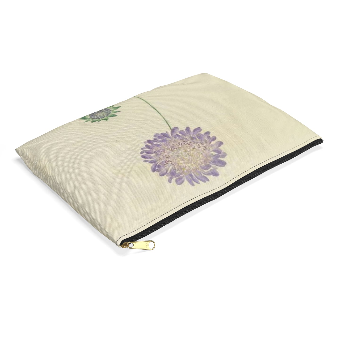 Scabiosa by Lydia Penrose Large Organizer Pouch with Black Zipper