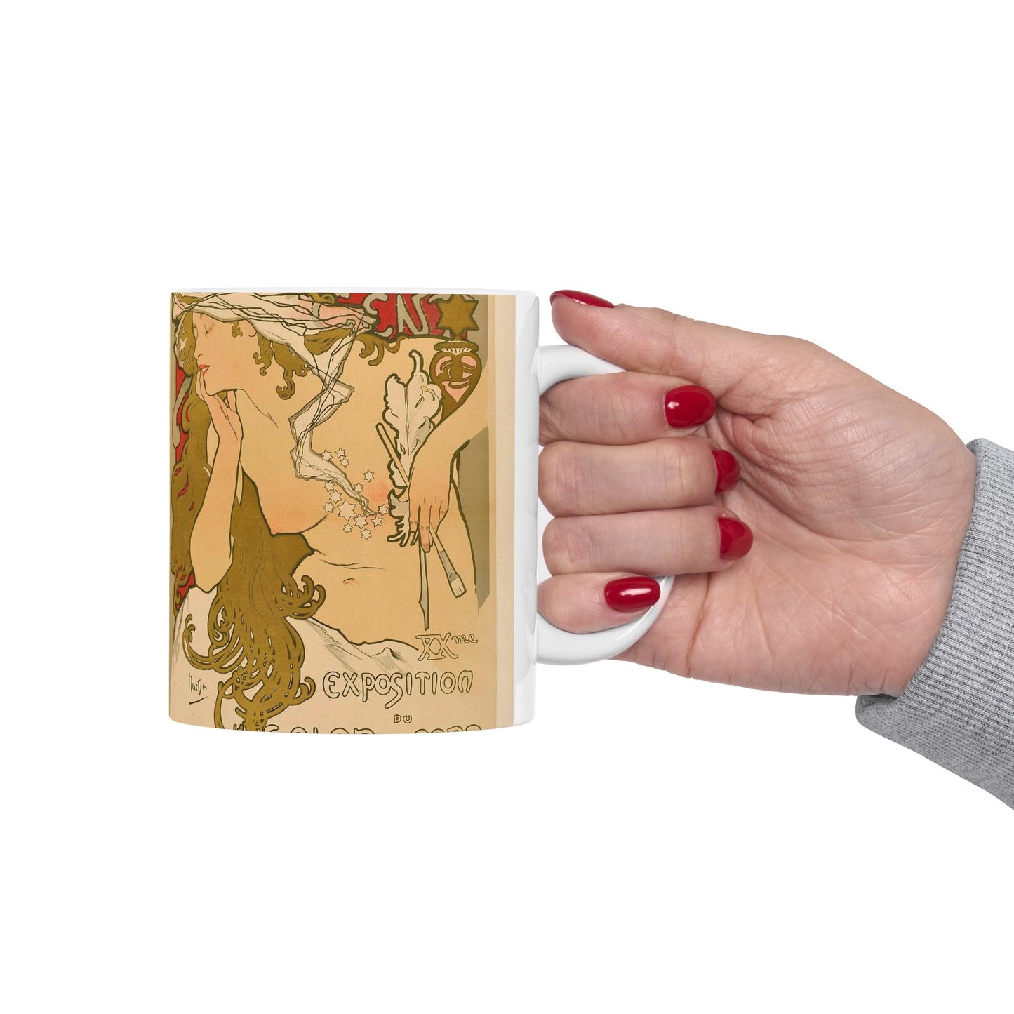 Salon des Cent (20) - mars 1896 Beautiful Novelty Ceramic Coffee Mug 11oz