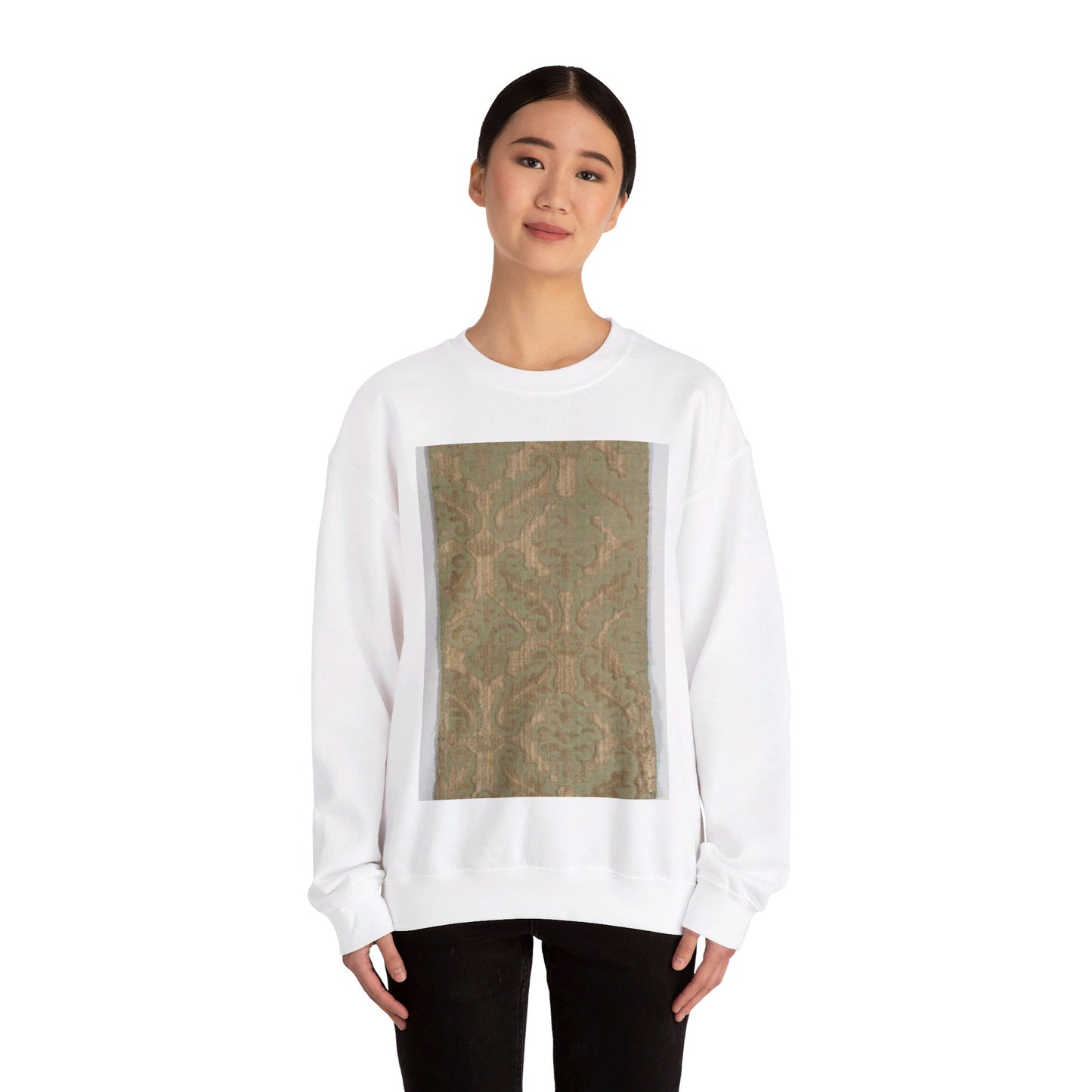 Piece, 15th century - Public domain dedication museum photo White Heavy Blend Adult Crew Neck SweatShirt