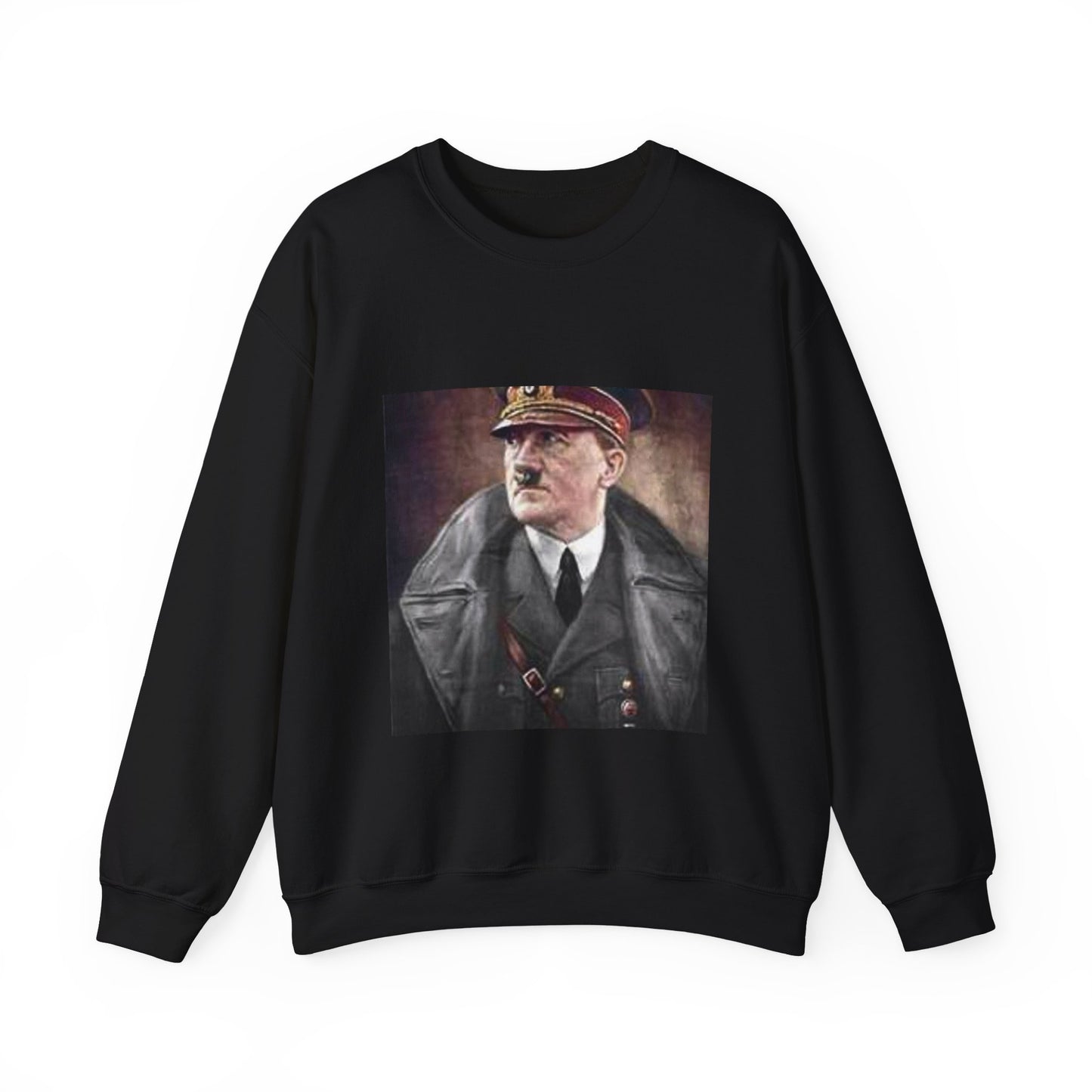 Gitler-vizvolitel - Art Deco public domain image Black Heavy Blend Adult Crew Neck SweatShirt